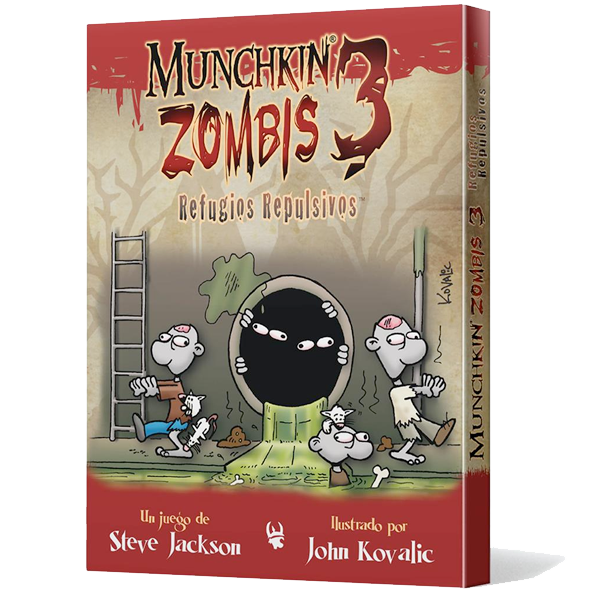 Munchkin Zombies 3: Refugios Repulsivos