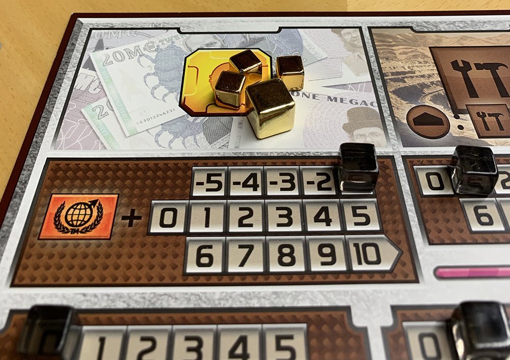 Tablero jugador Terraforming Mars