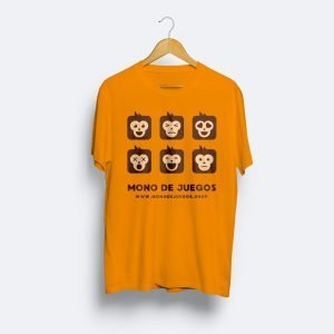 Camiseta Mono de Juegos Naranja