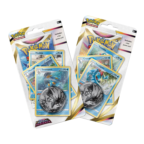 Checklane Blister Astral Radiance Feraligatr / Swampert  Inglés