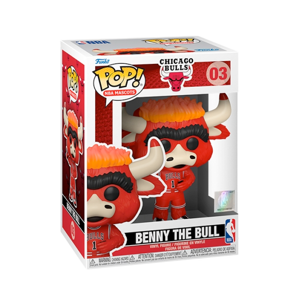 Funko POP! Benny The Bull Mascotas NBA
