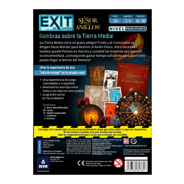 Exit: El Señor de los Anillos Sombras sobre la Tierra Media #15415