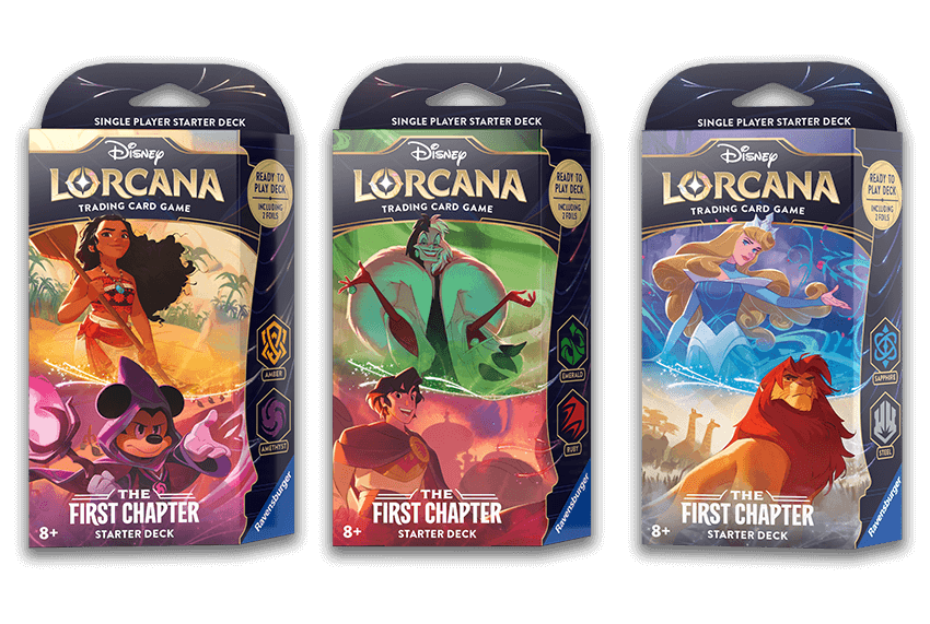 mazos de inicio disney lorcana