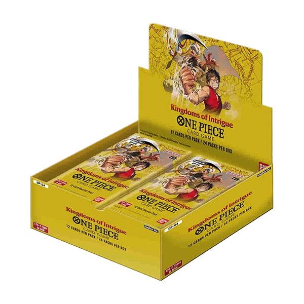 Kingdoms of Intrigue Booster Box (OP-04) One Piece Juego de Cartas Inglés