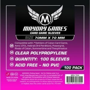 Fundas Mayday Small Square Card Sleeve 70×70 (100 unidades)