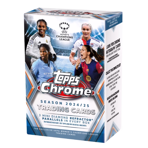2024-25 Topps Chrome UEFA Women’s Champions League – Value Box