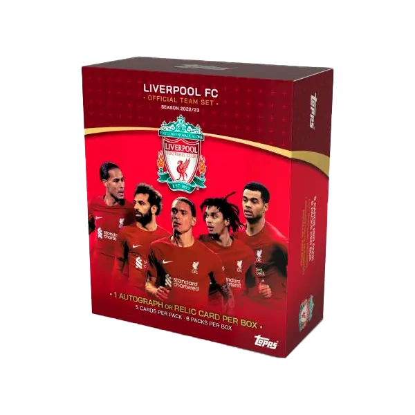 Topps Liverpool FC Official Team Set 22/23