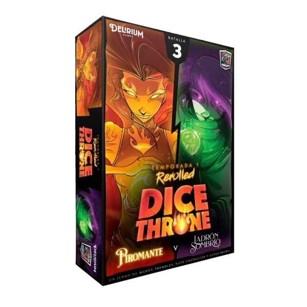 Dice Throne: Piromante vs Ladrón Sombrío
