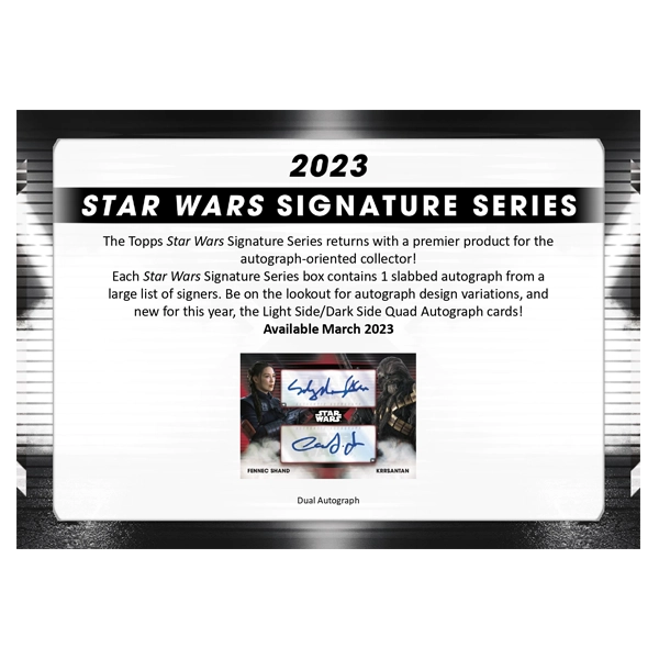 2023 Topps Star Wars Signature Series #17591