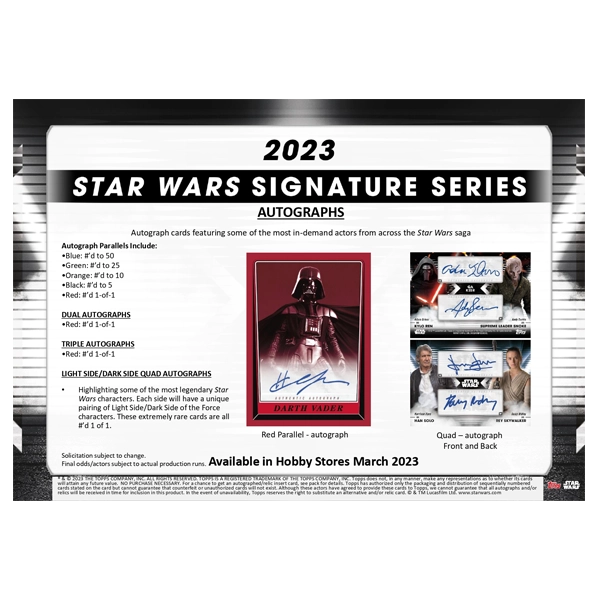 2023 Topps Star Wars Signature Series #17592