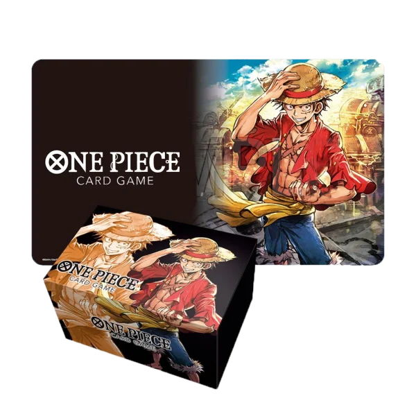 Tapete y Caja de mazo Oficial One Piece Luffy