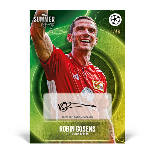 2023 Topps UEFA Club Competitions Summer Signings #17855