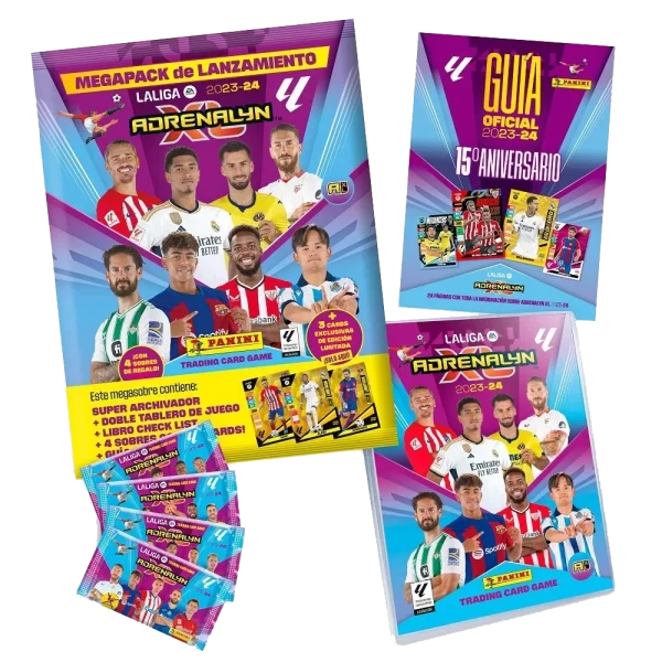 Comprar 2023-24 LaLiga Adrenalyn XL Panini Pack Lanzamiento - Juego de mesa  - Mono de Juegos