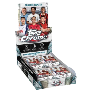Topps 2024-25 Chrome UEFA Club Competitions Hobby Box