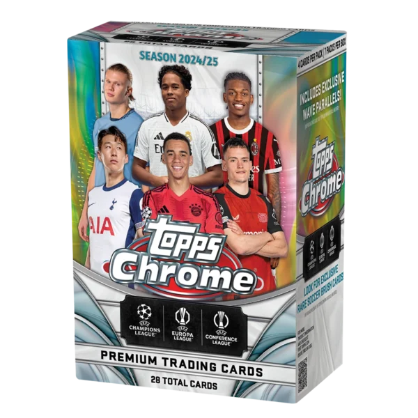 Topps 2024-25 Chrome UEFA Club Competitions Value Box