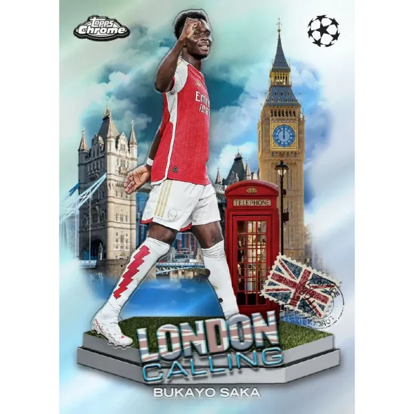 Topps 2023-24 Chrome UEFA Club Competitions Hobby Box #20399
