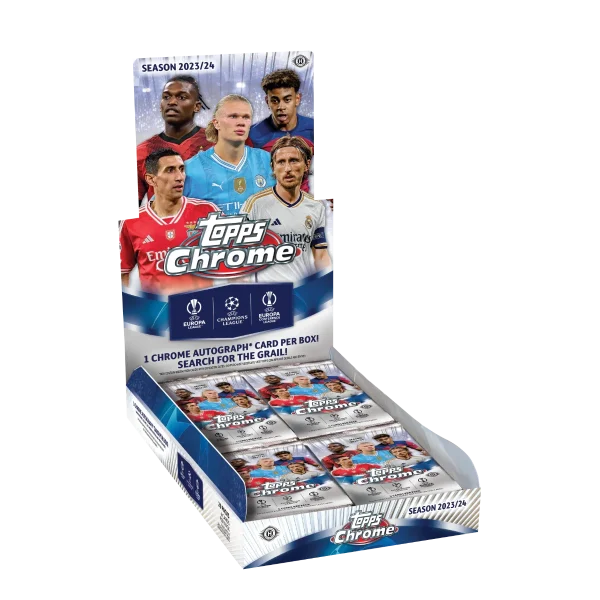 Topps 2023-24 Chrome UEFA Club Competitions Hobby Box
