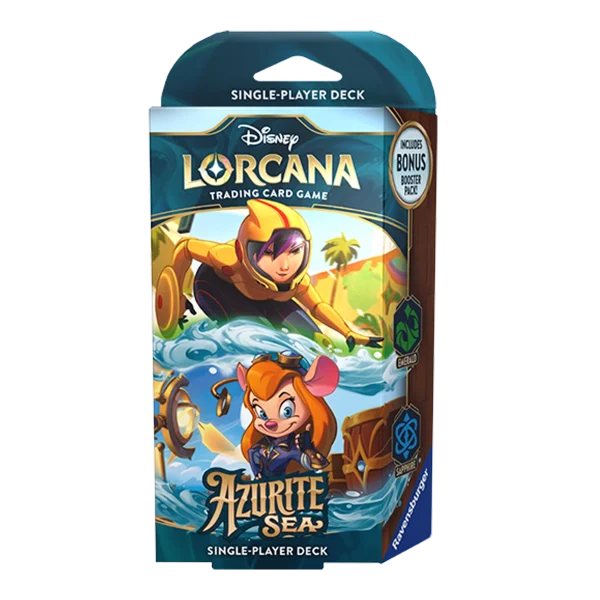 Azurite Sea Mazo de inicio Disney Lorcana - Esmerald / Sapphire