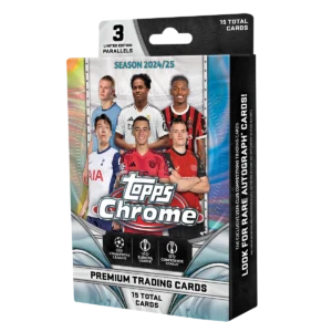 Topps 2024-25 Chrome UEFA Club Competitions Hanger