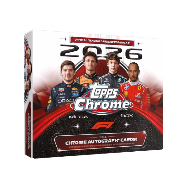 2026 Topps Chrome Formula 1 Mega Box