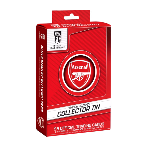 2026-27 Topps Arsenal Collector Tin
